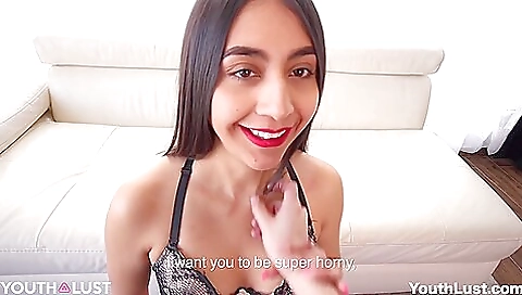 Hawt sweetheart is ready for her boyfriend