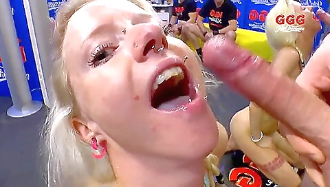 Shaky blond dak is fucked by a sex video