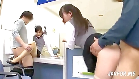 Hairy asian nurses her sex toys